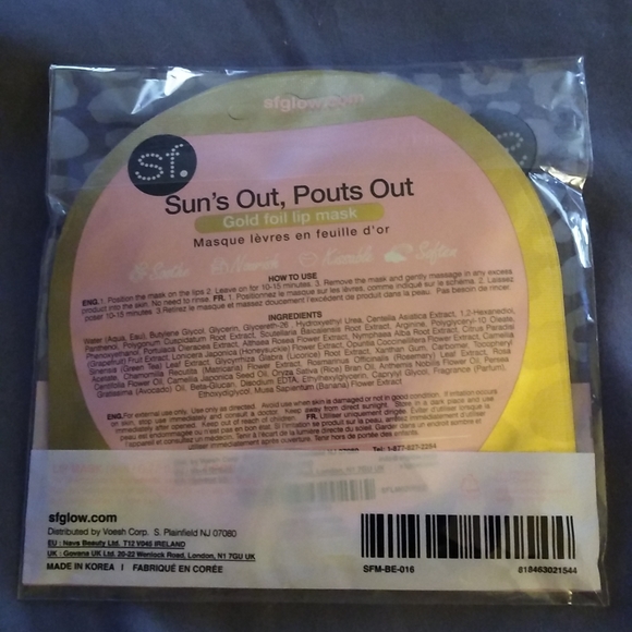 SF glow gold foil lip masks - Picture 2 of 2